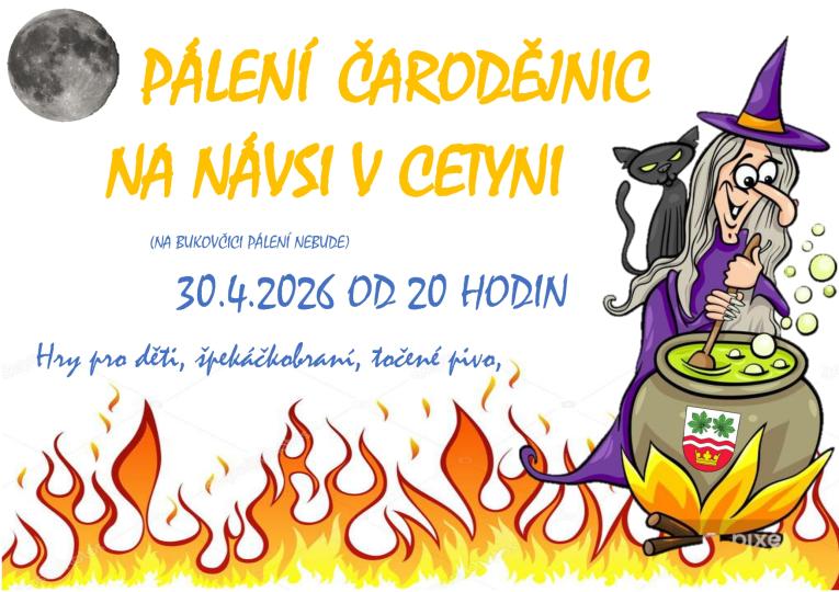 Plakát čarodějnice 2026